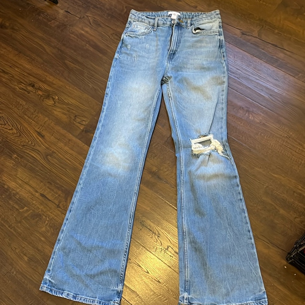 Forever 21 High Rise Flares